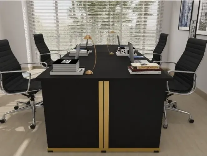 Mesa De Reunião Top Gold Delluxe. L240cm x P100cm x A74cm