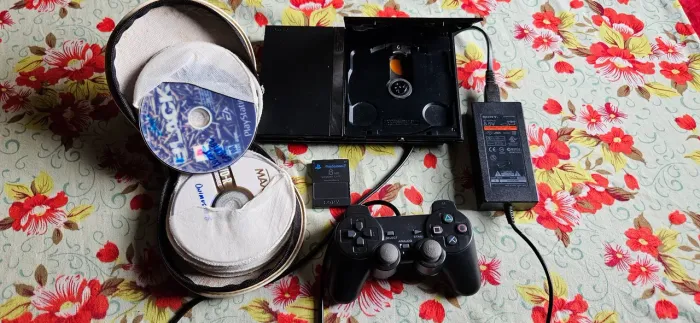 Playstation 2 com leitor funcionando 100%
