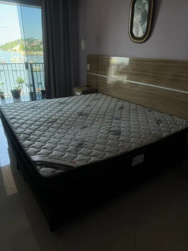 Cama King Size Ortobom (box + colchão)