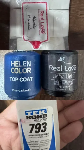 Kit unha em gel iniciante