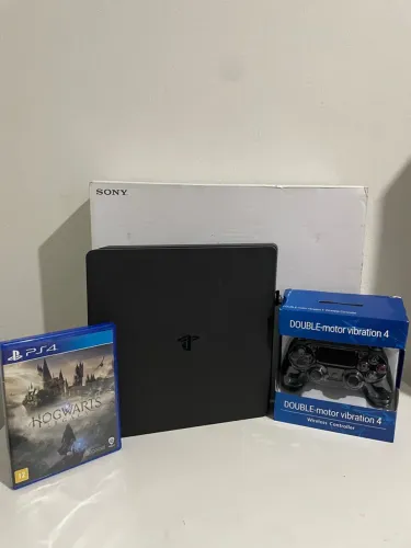 Ps4 slim 1 terá - SEMI NOVO COMPLETO