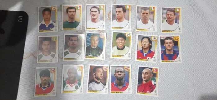 17 Figurinhas Copa do Mundo 2002