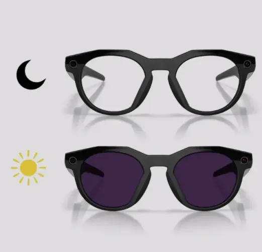 Óculos Oakley Meta Hstn Transitions De Sol - Preto