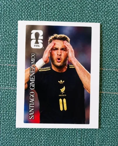 Figurinha Santiago Giménez FIFA Coca Cola Copa do Mundo 2026 Original Colecionador