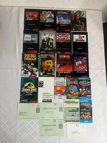 Lote de Manuais,Posters e Consumer Originais