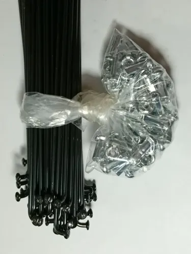 29" 72 Raios e Niples Aço Preto Bicicleta 