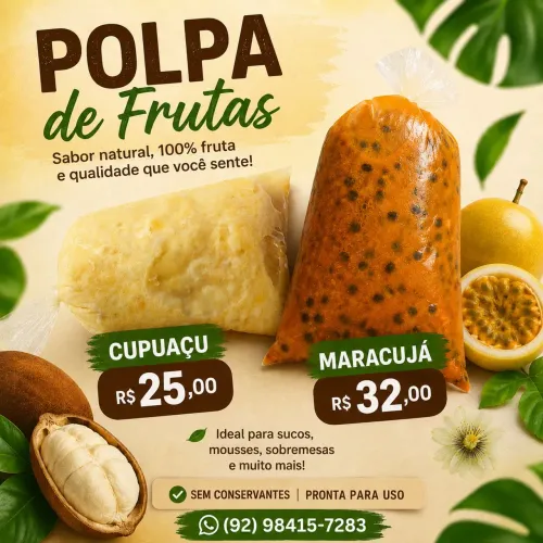 Polpas de frutas