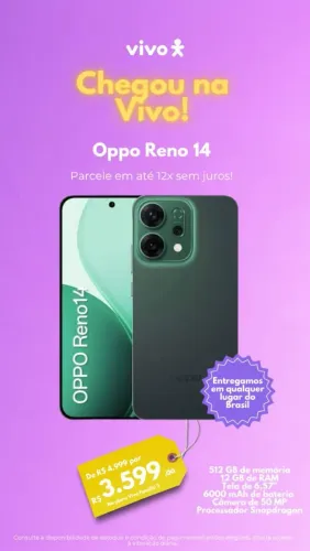Celulares Reno 14 e Reno 14F