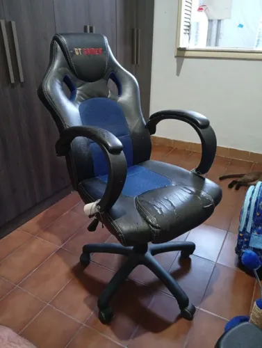 Cadeira gamer braço quebrado