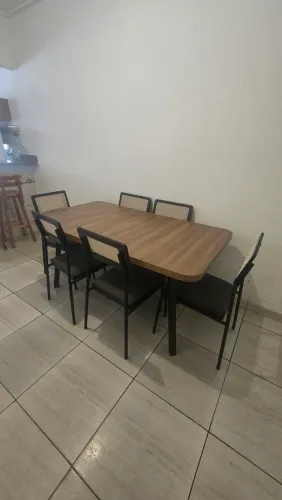 Mesa jantar 6 cadeira