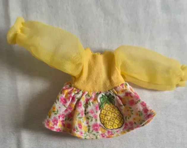 Vestido da Abacaxizinho da coleção moranguinho