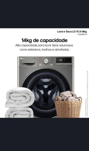 Lava e Seca LG VC4 14/12kg nova C/Nota fiscal