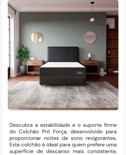 Colchão Pró força D45, 31cm 