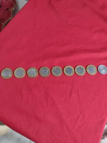 Moedas coleção antiga