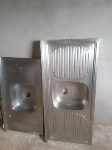 Duas pias para cozinha
