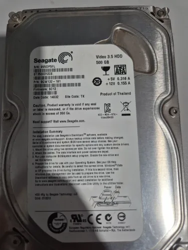 HD 3.5 Seagate 500Gb