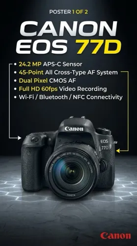 Câmera Canon em excelente estado e poucos cliques com lente excelente