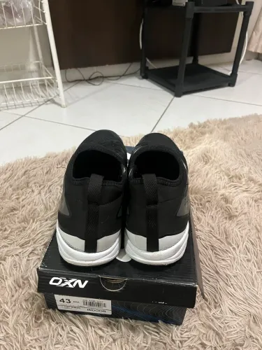 CHUTEIRA PENALTY FUTSAL MAX 500 LOCKER Y-3 PRETO E BRANCO 43 - Preto+Branco