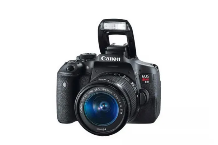 Câmera fotográfica profissional canon