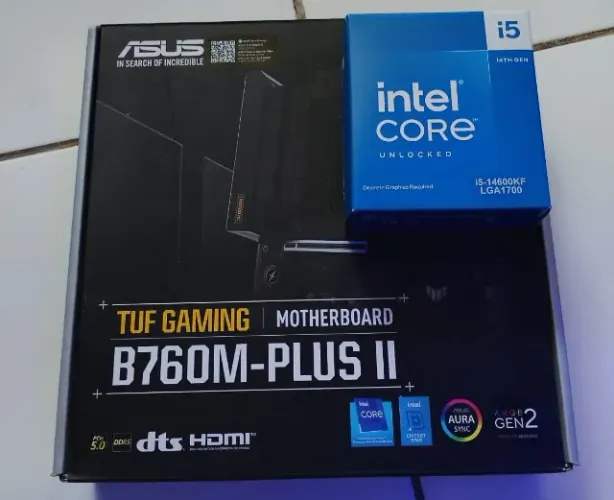 Kit Intel 14ª Geração (i5-14600KF + B760M)