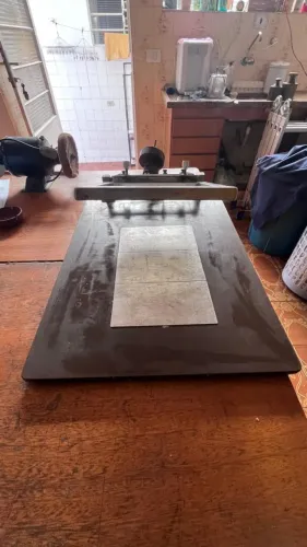 Máquina plana para serigrafia manual