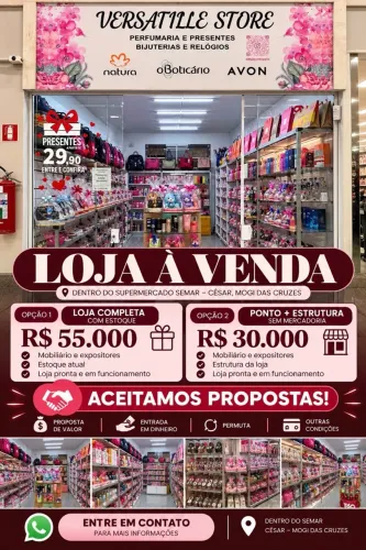 PASSO LOJA MONTADA NO SEMAR - CÉSAR DE SOUZA | R$ 30 MIL