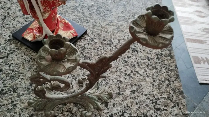 castiçal bronze