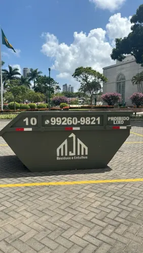 Caçamba estacionária papa metralha caixa brooks
