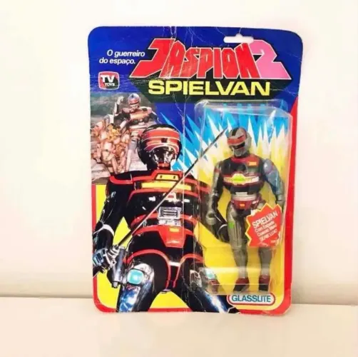 Coleção Glasslite Boneco Spielvan Luxo (Heróis Japoneses Anos 80) 