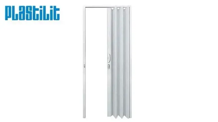 Portas Sanfonadas de PVC Brancas Plastilit