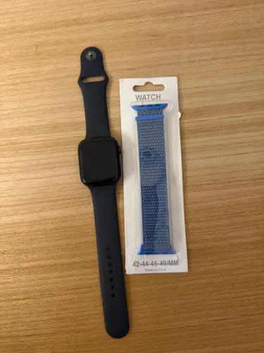 Apple Watch Series 9 45mm Meia-noite + Carregador + Pulseira Extra 