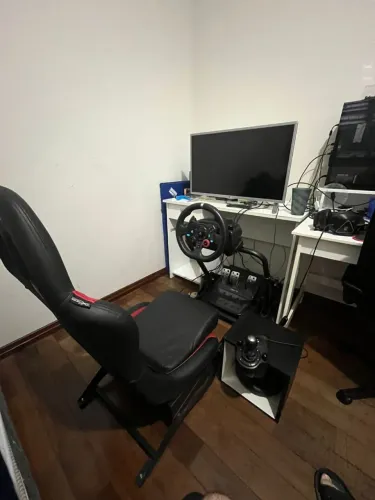 Kit Simulador G29 Logitech Completo Com Câmbio + Cockpit SGT Extreme Simracing