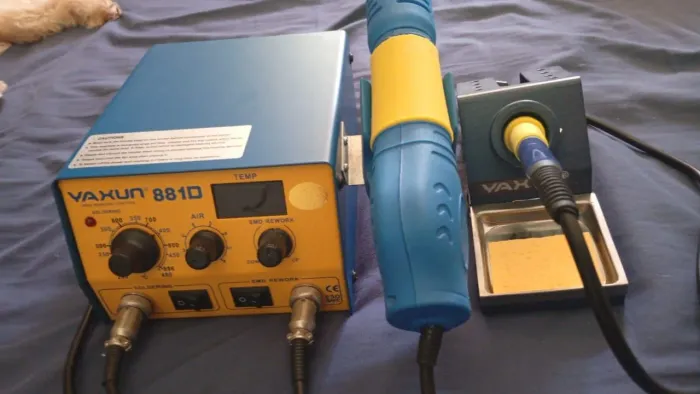 Estação de retrabalho e solda yaxun 881D