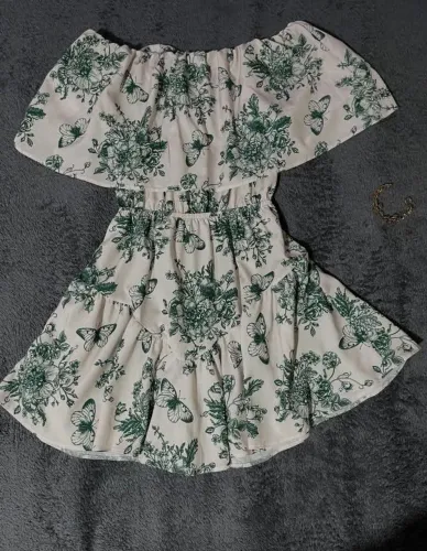 Vestido ombro a Ombro florido