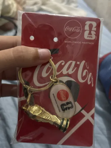 Chaveiro de colecionador copa + coca cola original