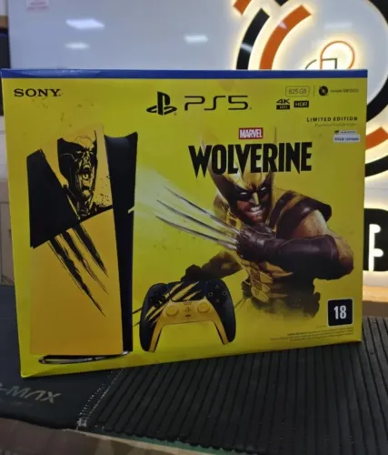 Playstation 5 Slim Digital 825GB Edição Wolverine, Lacrado, Garantia, Loja Física