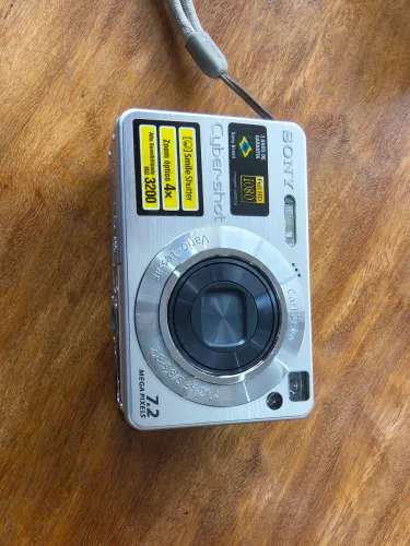 Câmera Digital Sony Cyber-shot Dsc-w110 Prata + Kit baterias, carregador, case e memória