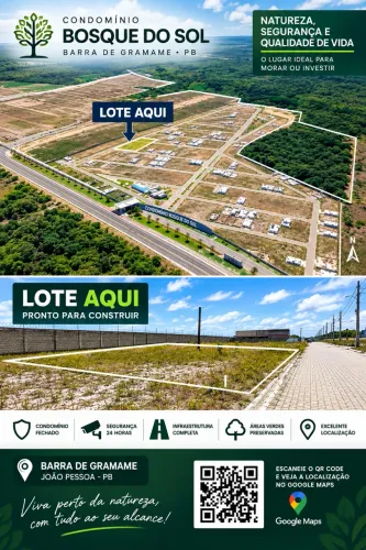 Repasso Lt 220m² Cond Fechado, 5 Min da Praia d Sol. Liberado para Construir. Ágio 170k