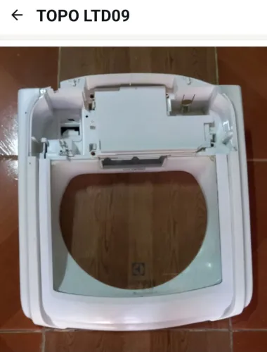 TOPO COM TAMPA PARA LAVADOURA ELECTROLUX LDT09
