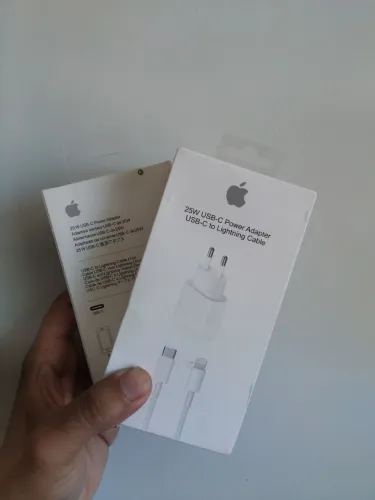 CARREGADOR APPLE TURBO 25W TOP DE LINHA