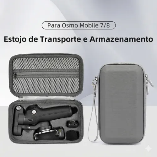 1 Bolsa Bag Estojo COMPATÍVEL APENAS com Estabilizador de Imagens Dji Osmo Mobile 7,7p,8p