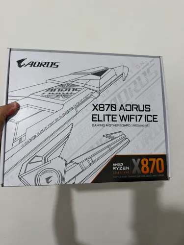 Placa Mãe Aorus X870 Elite Wifi 7 Ice ( branca )  Nova , com nota fiscal e Garantia 