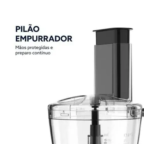 Multiprocessador Oster Motor Reversível 500ml 300W 2 Velocidades Preto 110V