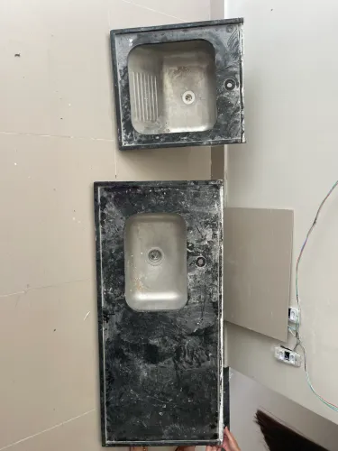 Bancada cozinha e a. Serviço