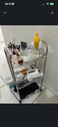 Maca mais cadeira e carrinho auxiliar