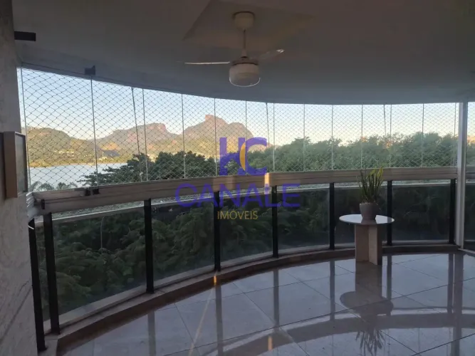 Apartamento para venda e locação, 4quartos, 172 m², Condomínio Aquarela - Península, Barra