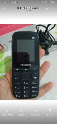 Celular com um mês de uso