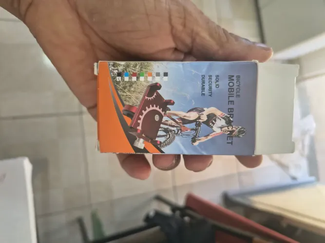 Suporte para celular de alumínio para moto e bike.