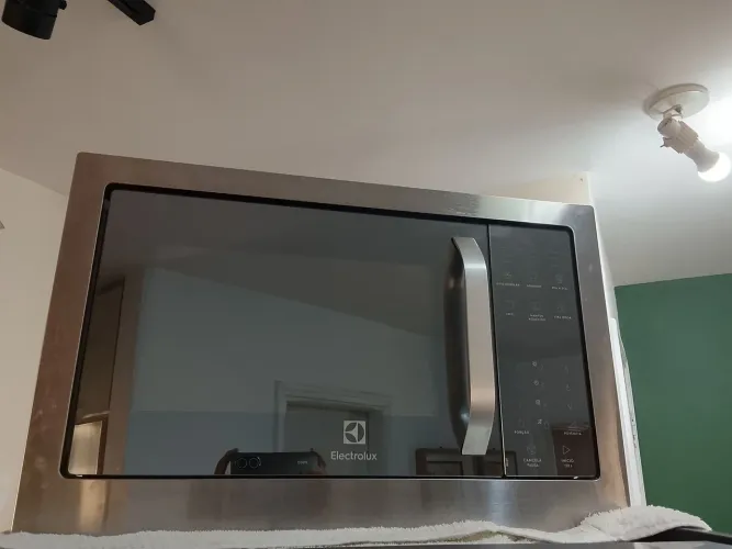 Forno microondas elétrico embutir