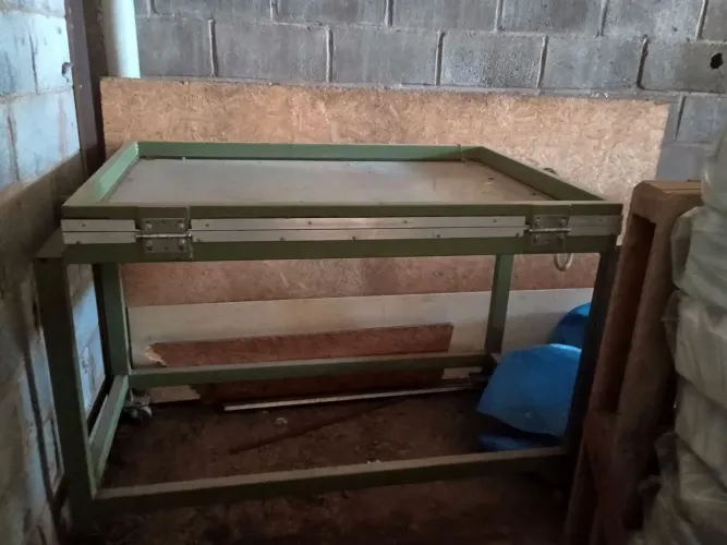 Mesa de serigrafia
